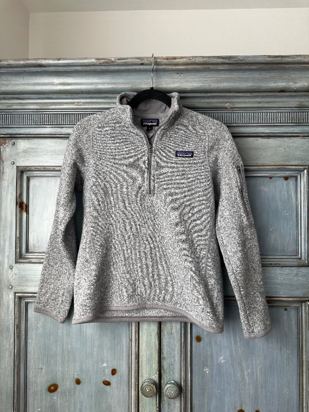 Patagonia Women's Better Sweater 1/4 Zip Size S Gray